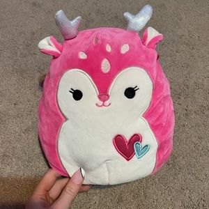 Pink Deer Squishmallow 8”